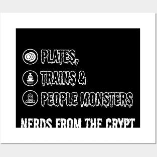 Plates, Trains & People Monsters Posters and Art